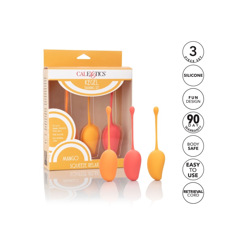 Kulki gejszy Mango Assortment – progresywne obciążenie, 14 cm - 5
