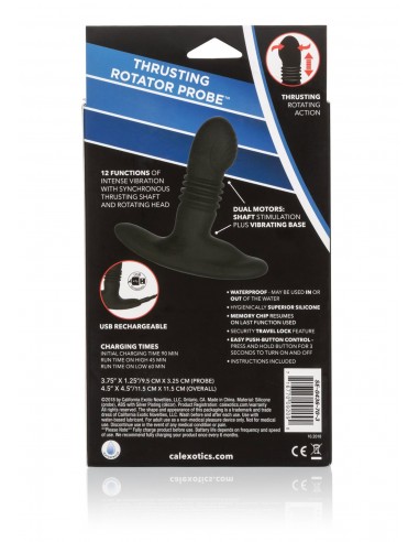 Zatyczka Analna z Wibracjami Eclipse Thrusting Probe - Kulki i korki analne wibrujące - 3