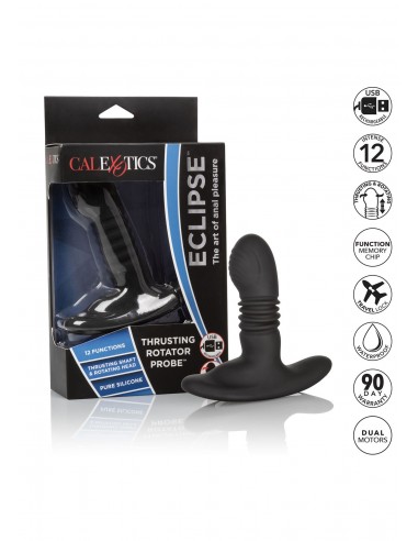 Zatyczka Analna z Wibracjami Eclipse Thrusting Probe - Kulki i korki analne wibrujące - 5