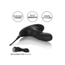 Eclipse Thrusting Probe Black - wibrujący plug analny z naprzemiennym ruchem rotacyjno-postępowym, silikon medyczny, długość 9,5 - 6