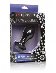Zatyczka Analna z Wibracjami Vibrating Petite Crystal Probe - Kulki i korki analne wibrujące - 1 2
