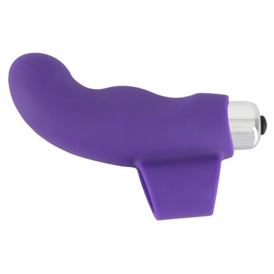 Wibrator palcowy Sweet Smile Finger Vibrator z zakrzywioną końcówką G-spot i pętlą na palec, 9,3 cm, średnica 2,1–2,3 cm - 1