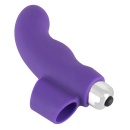 Wibrator palcowy Sweet Smile Finger Vibrator z zakrzywioną końcówką G-spot i pętlą na palec, 9,3 cm, średnica 2,1–2,3 cm - 2
