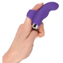 Wibrator palcowy Sweet Smile Finger Vibrator z zakrzywioną końcówką G-spot i pętlą na palec, 9,3 cm, średnica 2,1–2,3 cm - 3