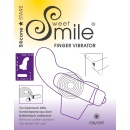 Wibrator palcowy Sweet Smile Finger Vibrator z zakrzywioną końcówką G-spot i pętlą na palec, 9,3 cm, średnica 2,1–2,3 cm - 4