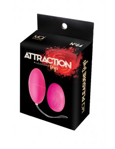 Jajeczko Wibrujące Zdalnie Sterowane Mai No.64 Pink - Wibratory Jajeczka - 1 2