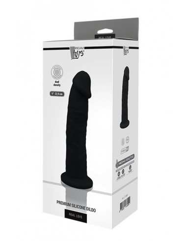 DREAM TOYS REAL LOVE DILDO 9INCH BLACK - Dilda realistyczne - 2