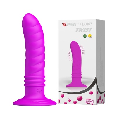 Wibrator analny Twist z przyssawką i 10 trybami wibracji – 12 cm - 1