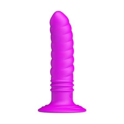 Wibrator analny Twist z przyssawką i 10 trybami wibracji – 12 cm - 1 2