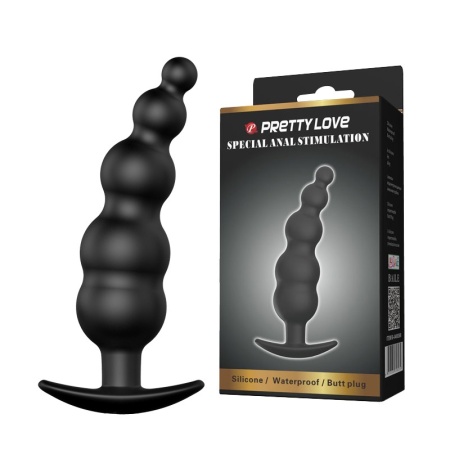 Korek analny Special Anal Stimulation o stopniowanym trzonie 11,8 cm - 1