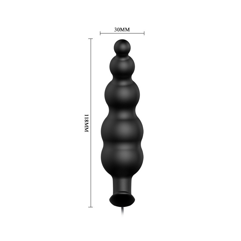 Korek analny Special Anal Stimulation o stopniowanym trzonie 11,8 cm - 5