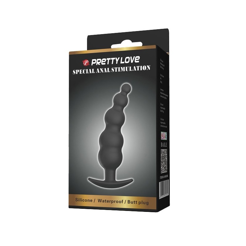 Korek analny Special Anal Stimulation o stopniowanym trzonie 11,8 cm - 6