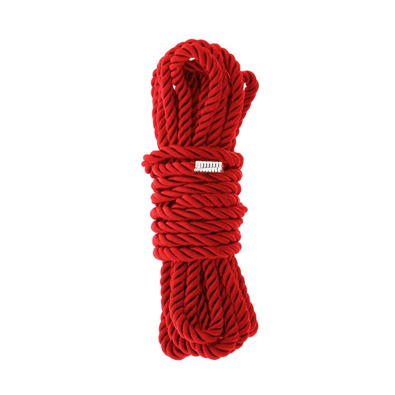 Lina BDSM Blaze Deluxe Bondage Rope 5 m Red - 1