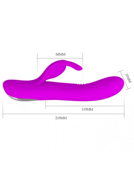 Pretty Love - Dylan Usb 4 Waving 7 Vibration - Wibratory Króliczki - 6