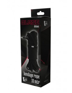 Lina BDSM Lina Bdsm Blaze Deluxe Bondage Rope 10 m Black - Liny, sznury BDSM - 1 2