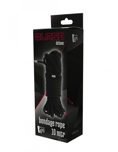 Lina BDSM Lina Bdsm Blaze Deluxe Bondage Rope 10 m Black - Liny, sznury BDSM - 2