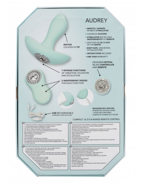 Pave Audrey - Kulki i korki analne wibrujące - 3