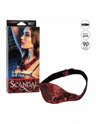 Opaska Erotyczna Scandal Hidden Ball Gag - Opaski i maski na oczy - 6