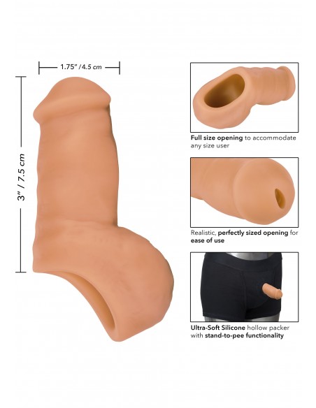 Ultra Soft Silicone Packer - Przedłużki i nakładki na penisa - 9