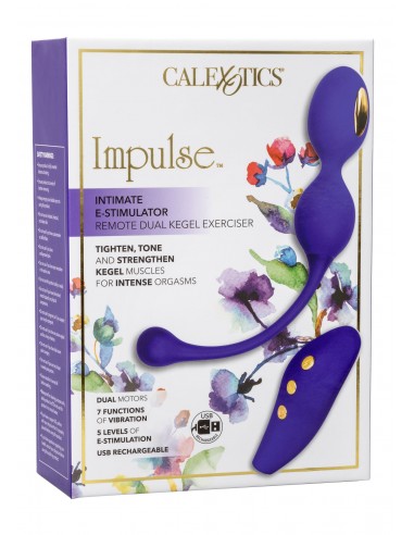 Estim Dual Kegel Exerciser - Kulki Gejszy i Jajeczka Wibrujące - 2