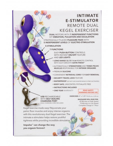 Estim Dual Kegel Exerciser - Kulki Gejszy i Jajeczka Wibrujące - 3