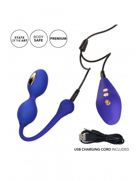 Estim Dual Kegel Exerciser - Kulki Gejszy i Jajeczka Wibrujące - 10