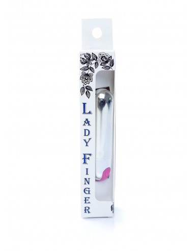 Mocny Mini Wibrator Bullet Silver/Pink Usb 10 Funkcji - Wibratory Mini - 7