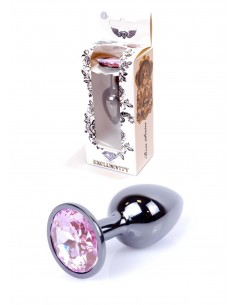Plug-Jewellery Dark Silver PLUG- Rose - Korki analne stalowe - 1