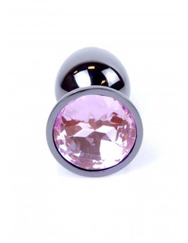 Plug-Jewellery Dark Silver PLUG- Rose - Korki analne stalowe - 2