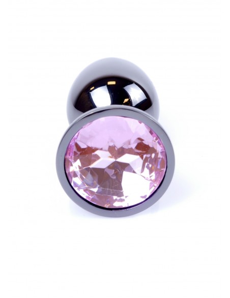 Plug-Jewellery Dark Silver PLUG- Rose - Korki analne stalowe - 2