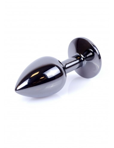 Plug-Jewellery Dark Silver PLUG- Rose - Korki analne stalowe - 3