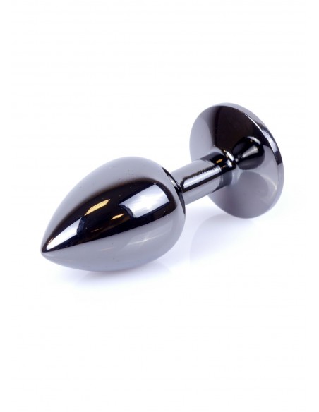 Plug-Jewellery Dark Silver PLUG- Rose - Korki analne stalowe - 3