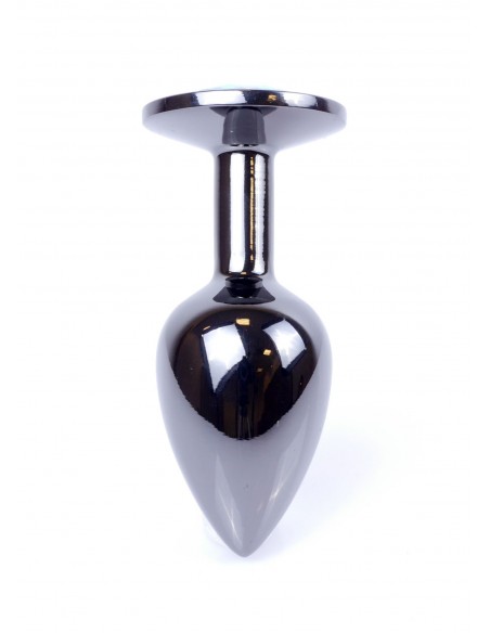 Plug-Jewellery Dark Silver PLUG- Rose - Korki analne stalowe - 6