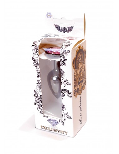 Plug-Jewellery Dark Silver PLUG- Rose - Korki analne stalowe - 8