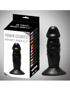 Rocket john 4,5 inch black realistic dildo  4,5 inch /  11,5 cm - Dilda realistyczne - 1