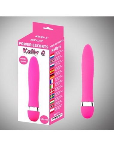 Kelly g pink vibro 18,5 cm / 7,3 inch - Wibratory Klasyczne - 1
