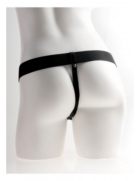 Hollow Recharge Strap-On 7Inch - Strap-ony, dilda na pasku bez wibracji - 6