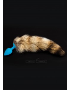 Jewellery Silic Striped Tail S - Korki analne z ogonkiem - 1