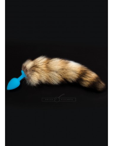 Jewellery Silic Striped Tail S - Korki analne z ogonkiem - 1