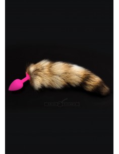 Jewellery Silic Striped Tail S - Korki analne z ogonkiem - 1