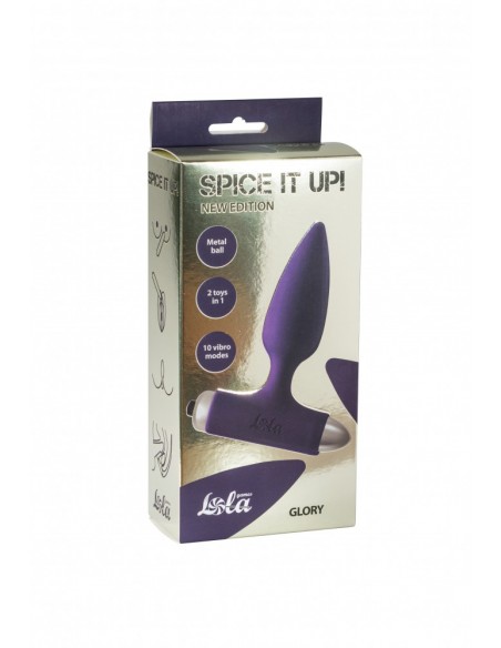 Vibrating Anal Plug Spice It Up New Edition Glory Ultraviolet - Kulki i korki analne wibrujące - 3