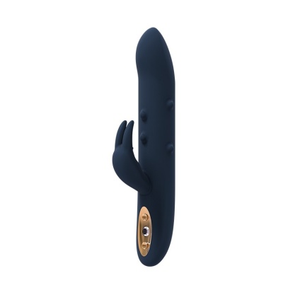 Wibrator Króliczek Alpheus - 2 silniki, ruchome koraliki, długość 23 cm - 1