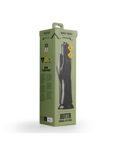 Dildo-Double Trouble Fisting Dildo - Ogromne Korki Analne XXL - 7