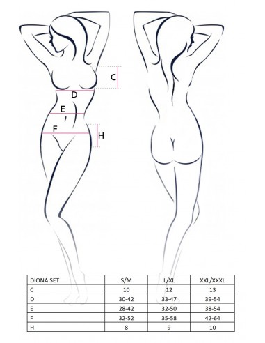 Bielizna-DIVINE BODY black S/M - Casmir - Body - 3