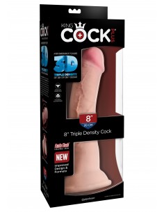 8Inch Triple Density Cock - Dilda realistyczne - 1 2