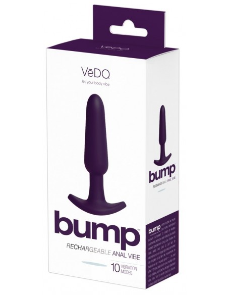 Bump Love The Deep Purple - Kulki i korki analne wibrujące - 1