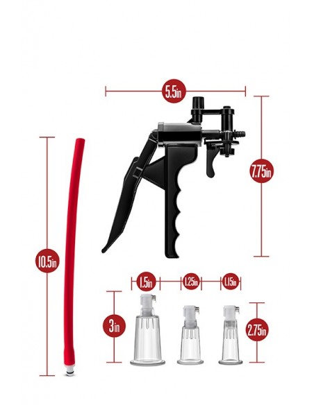 TEMPTASIA CLITORIS PLEASURE SYSTEM - Pompki do sutków i pochwy - 7