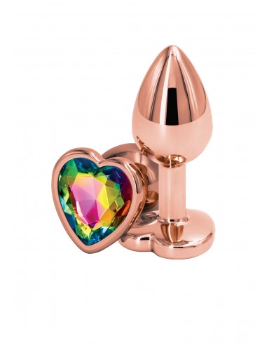 Rear Assets Rose Gold Heart S - Korki analne stalowe - 1
