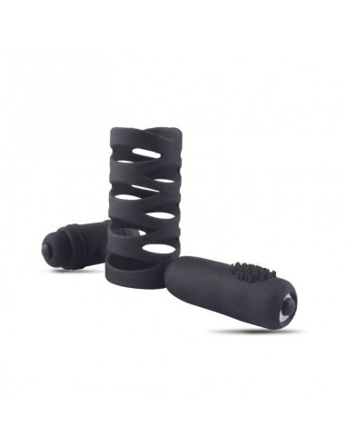 Anello Fallico Con Costrizione A Gabbia E Stimolatore Anale - Pierścienie erekcyjne wibrujące - 3