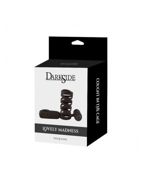 Anello Fallico Con Costrizione A Gabbia E Stimolatore Anale - Pierścienie erekcyjne wibrujące - 5